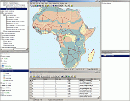 WWF Threat index map in Dynamic Maps
